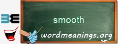 WordMeaning blackboard for smooth